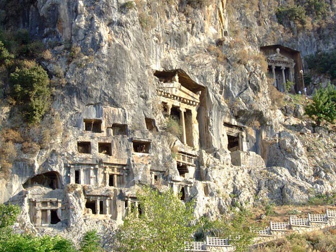 Fethiye Amyntas - Lycian tombs, just a short drive away ©  SW